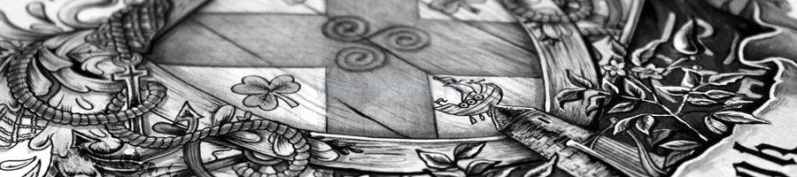 Irish-Heritage-Coat-of-Arms-from-Dark-Design-Graphics-900×200
